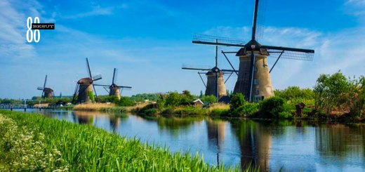 Desa Kinderdijk Tempat Terbaik untuk Menyaksikan Kincir Angin Bersejarah